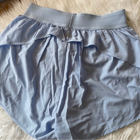Authentic NWT Alo Match Point Short Skort logo waistband in Seashell Blue S - Picture 8 of 9